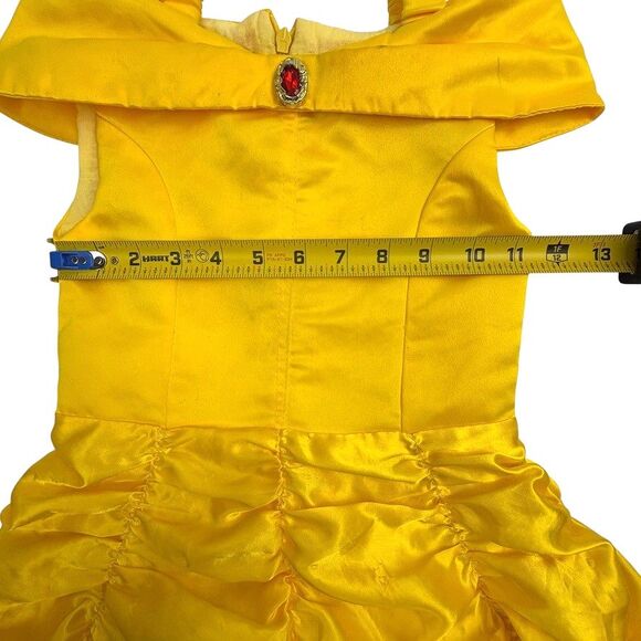 Belle Beauty & Beast Ball Gown Dress Halloween Costume Disney Princess 110 5 - Picture 13 of 16